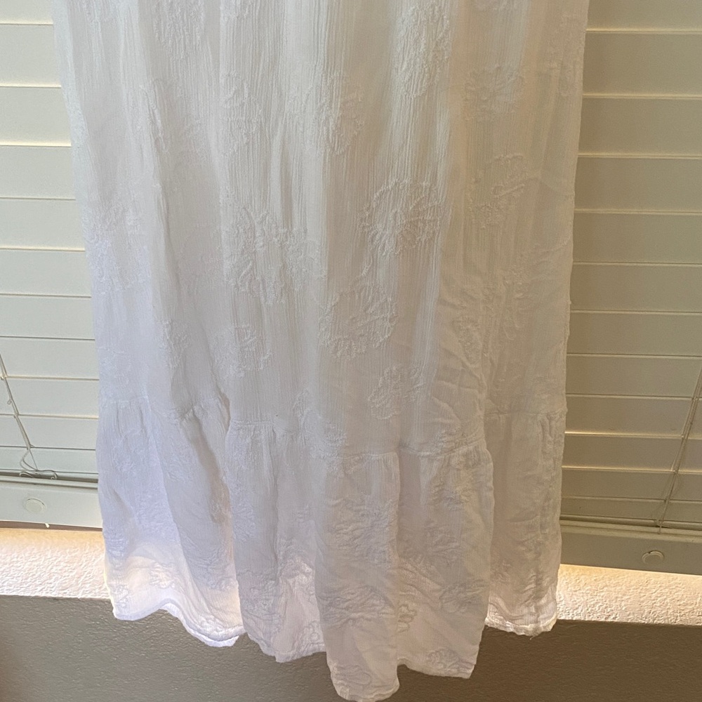 Amuse Society White Ruffled Maxi Dress - Picture 7 of 12